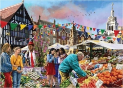 Puzzle Mercado de Saffron Walden 1000 Piezas