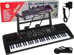 Teclado electrónico con micrófono