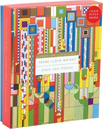 Puzzle Galison Frank Lloyd Wright Saguaro Cactus and Forms 1000 piezas metalizado
