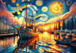 Puzzle Surcar el mar de 260 piezas
