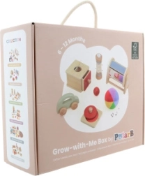 Juego de juguetes Montessori POLARB para bebés de 6 a 12 meses