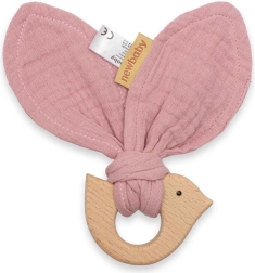 Mordedor infantil con pajarito New Baby Bird, rosa