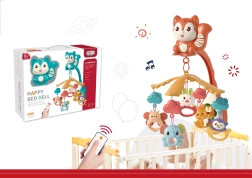 Móvil para cuna Ardilla con proyector y control remoto