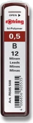 Minas de repuesto para portaminas 0,5 mm, 12 uds.