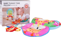 Cojín sensorial para bebés con forma de jirafa y juguetes