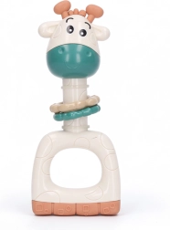 Sonajero con silbato de jirafa de 16 cm