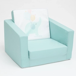 Sillón infantil plegable New Baby Elephant menta