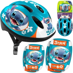 Juego de protección con casco ajustable y protecciones Disney STITCH