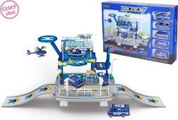 Garaje – comisaría de policía con gasolinera 65 cm, embalaje en checo