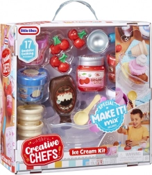 Set de helados LITTLE TIKES Creative Chefs con 17 accesorios