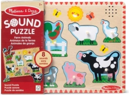 Puzle de madera con sonidos Melissa & Doug
