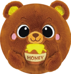 Balón de peluche inflable con animalito 23 cm (mix de motivos) - 1 pieza