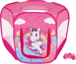 Piscina seca y tienda con pelotas Unicornio