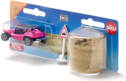Siku buggy con cinta: modelo rosa de playa para juego creativo