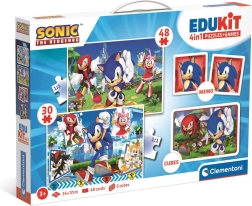 Clementoni Set de juegos Sonic 4 en 1