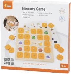 Gran juego de memoria de madera Viga con imágenes