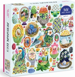 Puzzle de huevos pintados 500 piezas Galison