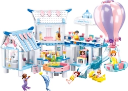 Villa flotante con piscina