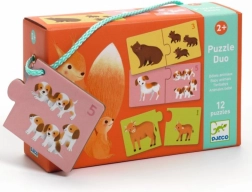 Djeco Duo puzle Conteo con animales