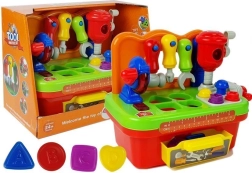 Set de taller infantil con luz y sonido – clasificador de formas
