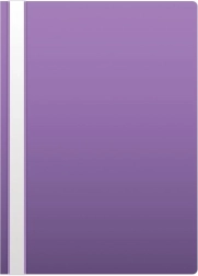 Carpeta de encuadernación rápida A4 violeta transparente