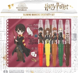 Rotuladores de soplado con cuaderno Harry Potter