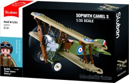 Kit de construcción del biplano Sopwith - Model Bricks