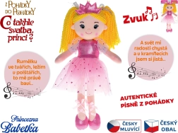 Muñeca princesa Babetka 35 cm con canto en checo