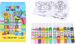 Pinturas para vidrio set 11+1 10 ml