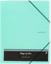 Carpeta con goma A4 PASTELINI verde PP