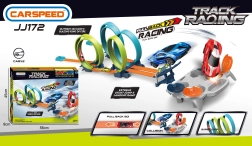 Pista de carreras para dos cochecitos