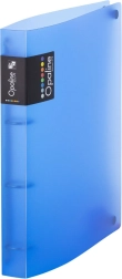 Archivador Opaline azul A4 de anillas