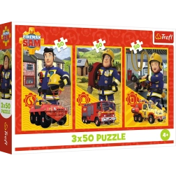 Puzle 3x50 - Equipo de la estación de bomberos Bombero Sam