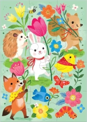 Mudpuppy Puzzle con felicitación de Pascua