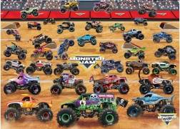 Puzle EUROGRAPHICS Monster Jam – conjunto de camiones, 1000 piezas