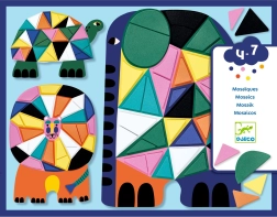 Creación con mosaicos África para niños DJECO