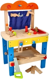 Taller de madera para pequeños manitas con herramientas