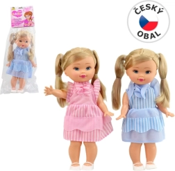 Muñeca con trenzas y tirantes