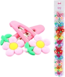 Horquillas para el pelo con florecitas, 2 uds (paquetes de 10)