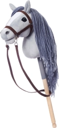 Caballo hobby en palo Hoppihorse gris
