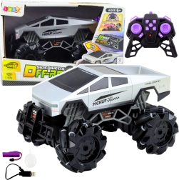 Pickup RC todoterreno 1:16 con luces y efecto de humo