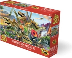 Puzle 3D dinosaurios 100 piezas