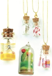 Kit creativo de joyas con mini botellitas