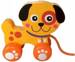 Perrito de madera para arrastrar Smily Play
