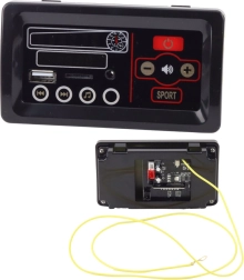 Panel musical para vehículo a batería - 12V