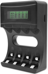 Cargador de baterías Ni-MH AAA y AA – 1800 mA