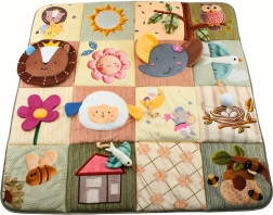 Alfombra sensorial de juego con animalitos 2Kids Toys