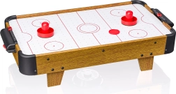 Air hockey de mesa con acabado decorativo de madera