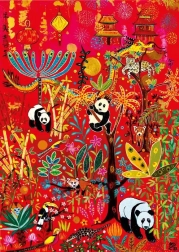 Puzzle de pandas 1000 piezas MAGNOLIA