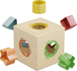 Quercetti encajable Kubo PlayBio: cubo de formas para bebés